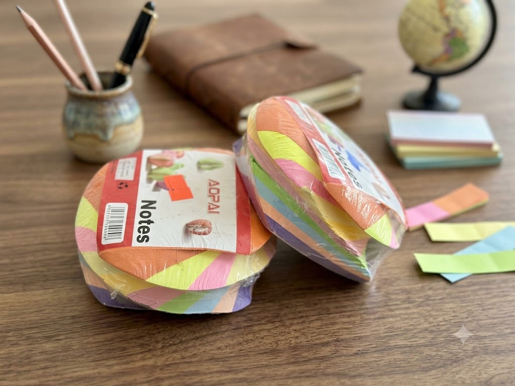 ورق ملاحظات ملون (Notes) من العلامة التجارية AOPAI