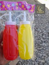طقم زجاجات ضغط بلاستيكية صغيرة (موزعات)