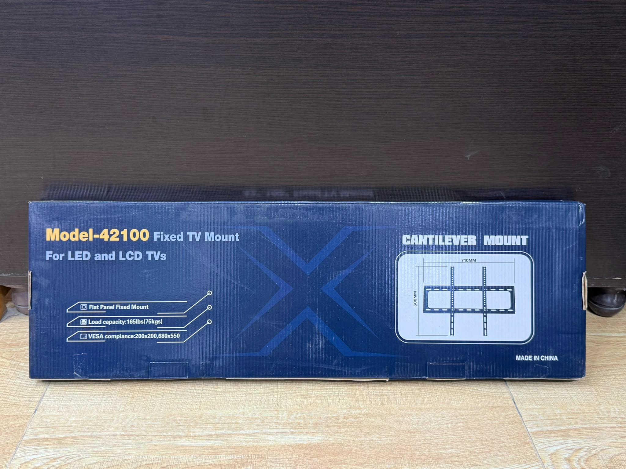 حامل شاشة تلفزيون حائطي ثابت (Fixed TV Mount) يحمل الطراز Model-42100