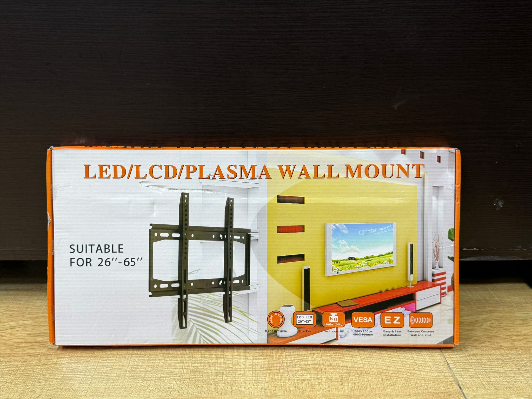 حامل جداري مخصص لشاشات LED، LCD، والـ Plasma [Context].